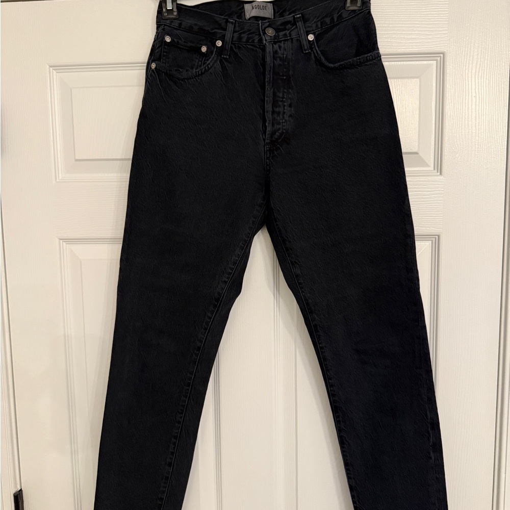 Agolde Women's Dark Straight Leg Jeans